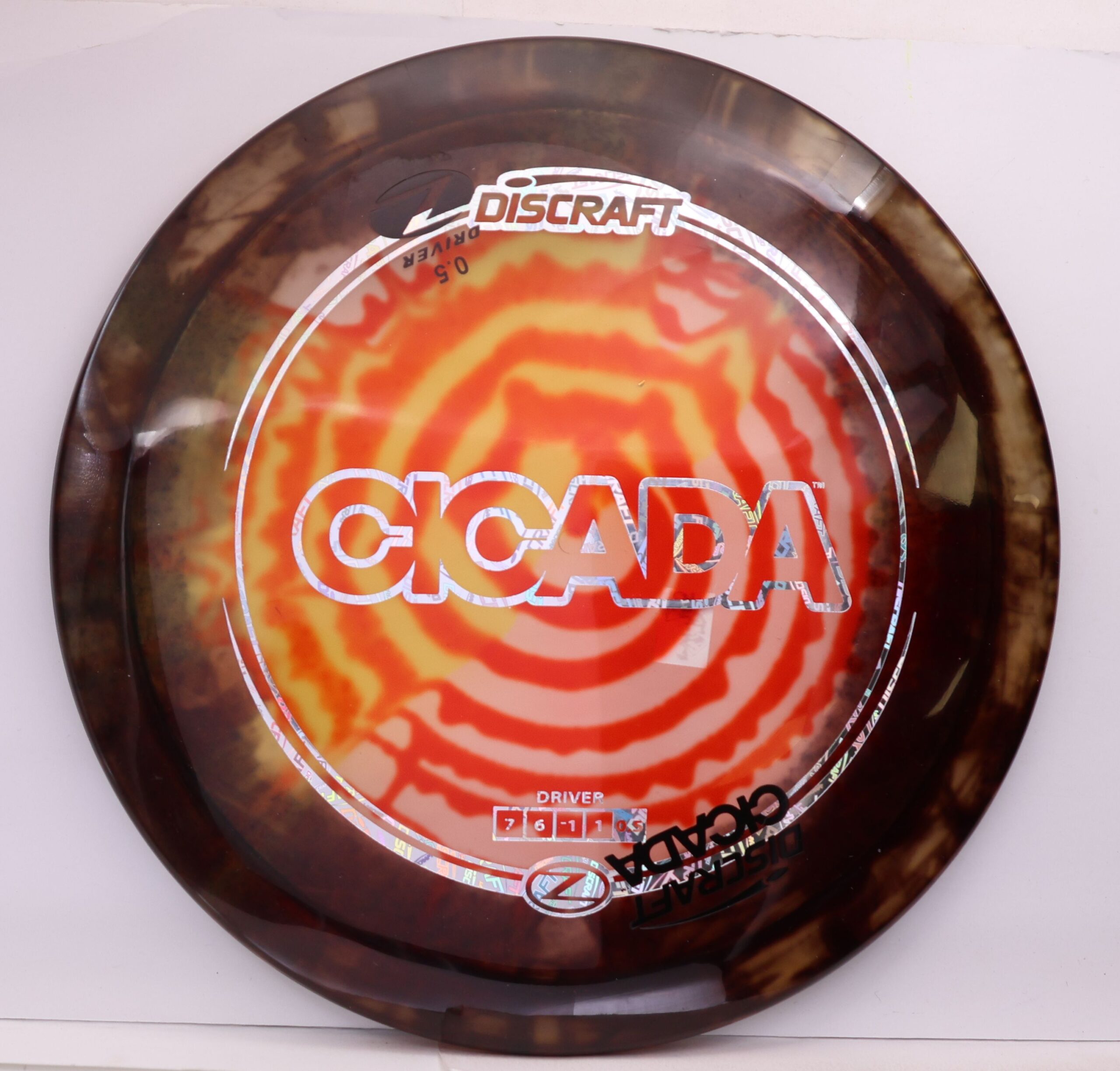 X-Out Tie-Dye Z Cicada • Marshall Street Disc Golf